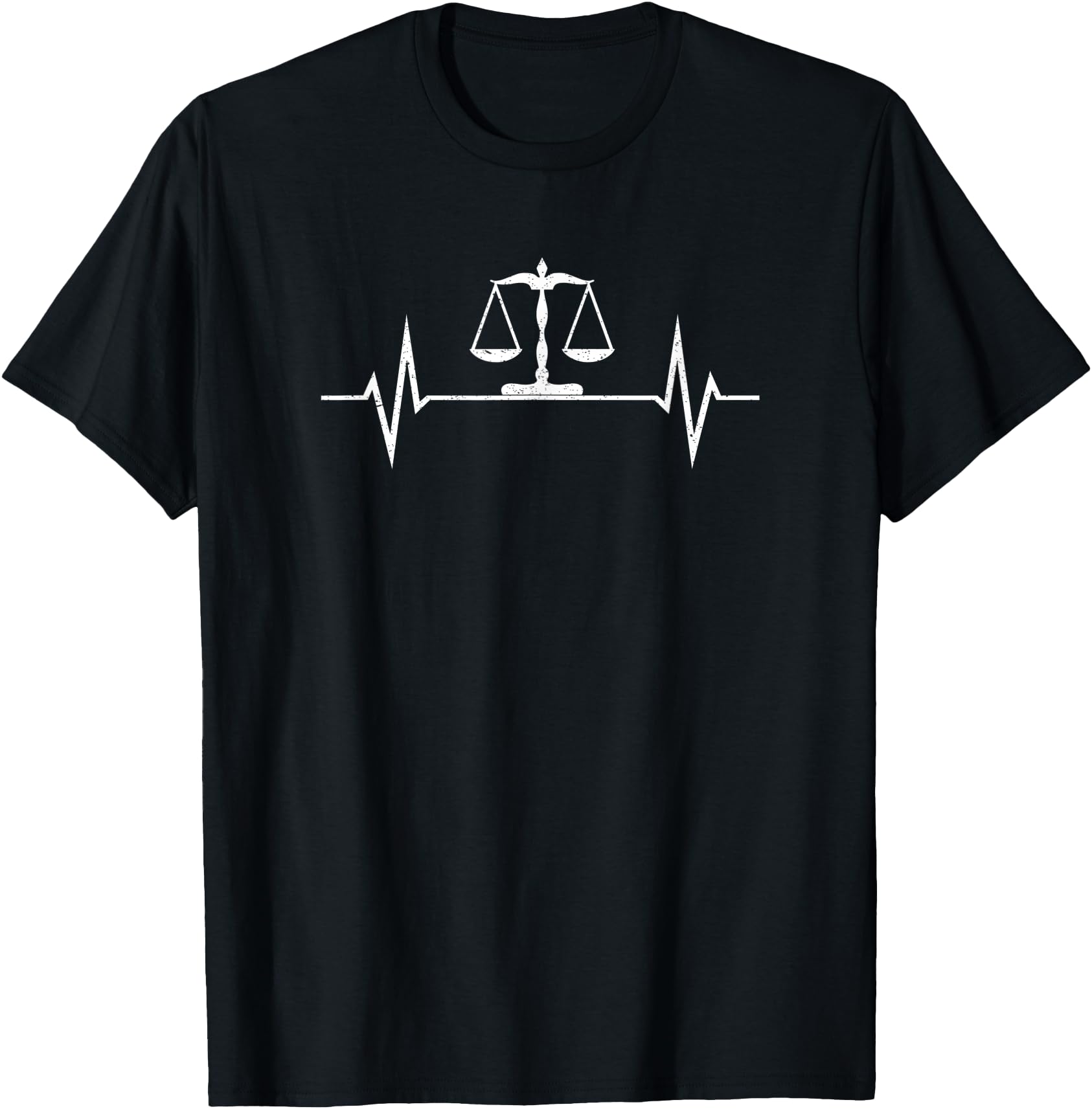 Scales Of Justice Heartbeart Lawyer Judge Funny Vintage