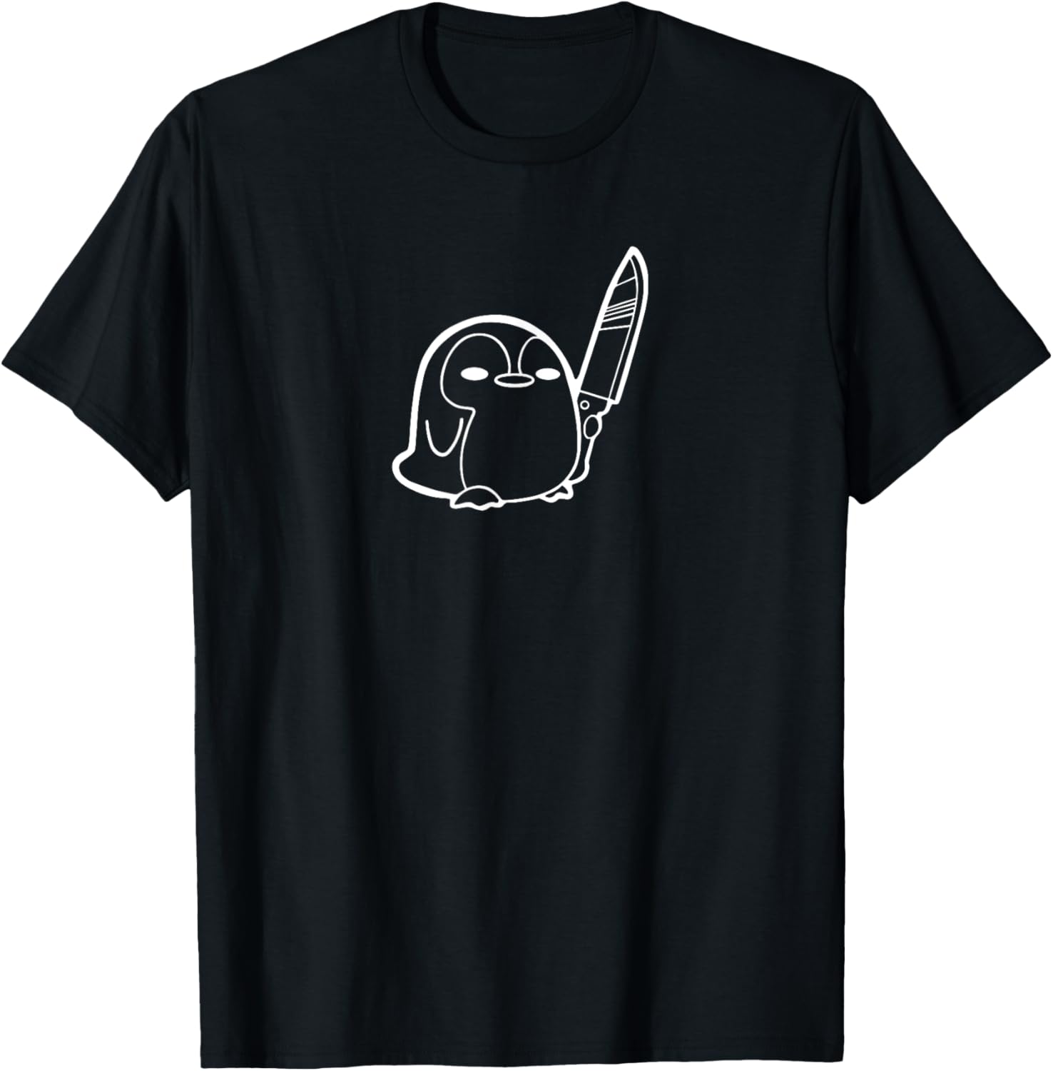 Evil Pudgy Plushies Cute Kawaii Chibi Penguin With Knife