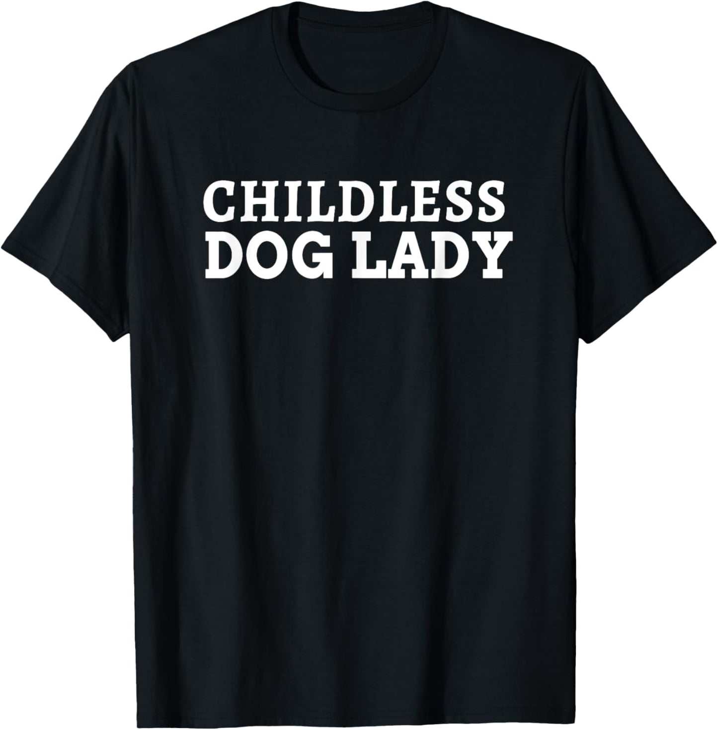 Childless Dog Lady Funny Voting Dog Mom Vote Kamala Harris T-Shirt