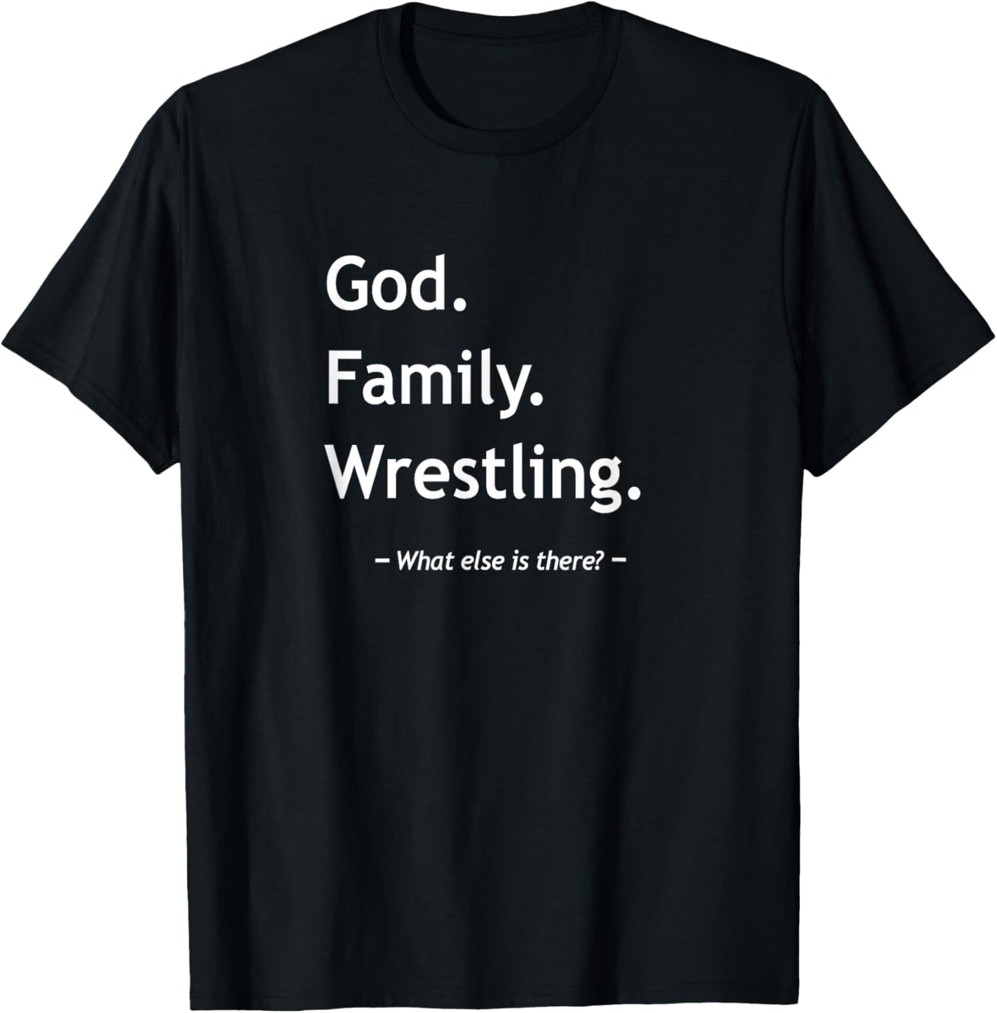 Christian Faith Wrestler Christianity God Family Wrestling T-Shirt