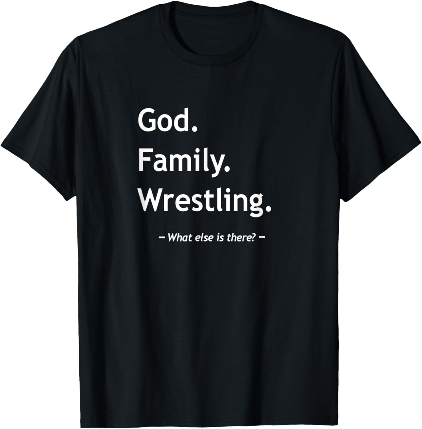 Christian Faith Wrestler Christianity God Family Wrestling T-Shirt