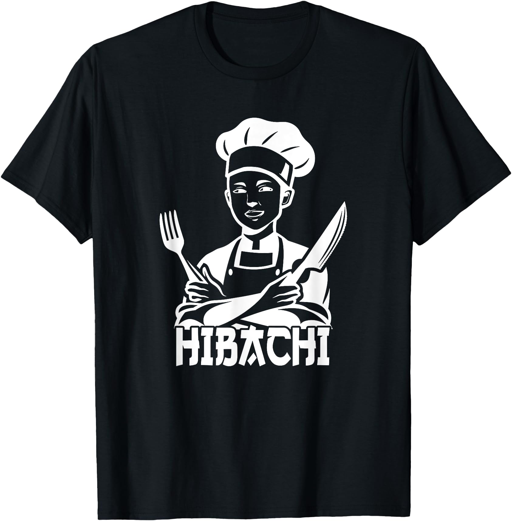 Hibachi Chef Knife Fork Culinary Art