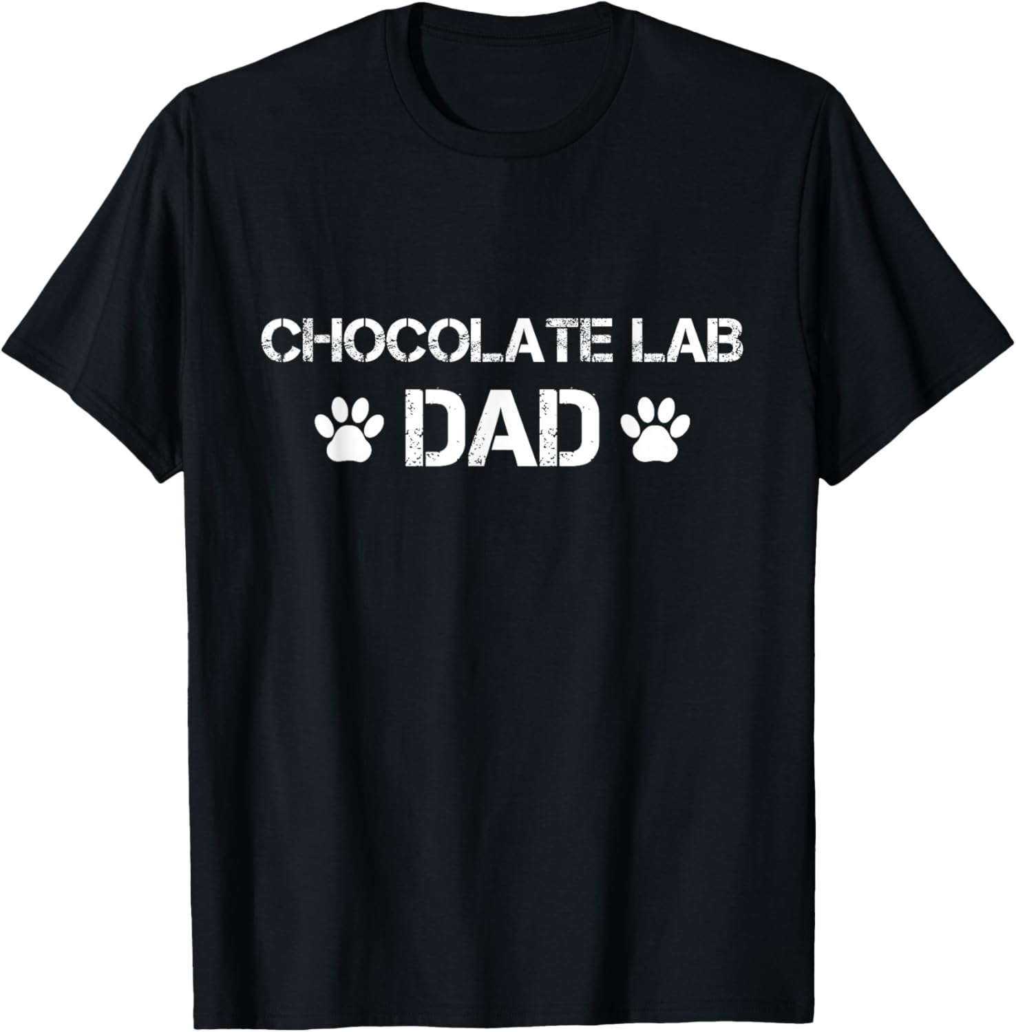 Chocolate Lab Dad Chocolate Lab Dog T-Shirt