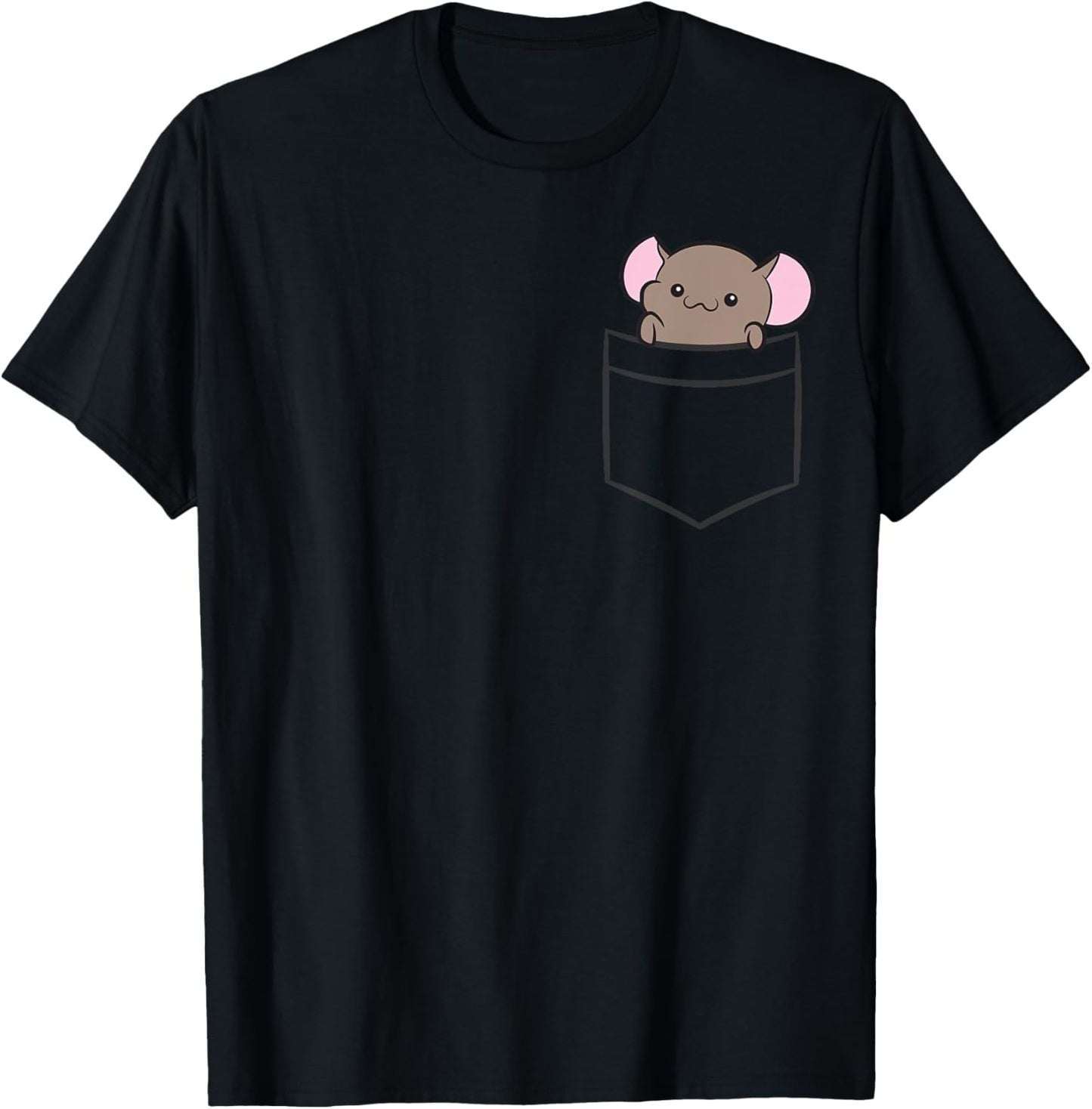 Chinchilla Rodent Pet Chinchilla In a Pocket T-Shirt