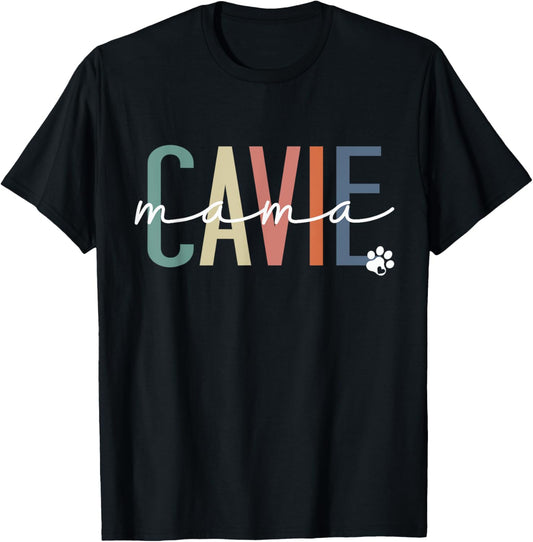 Cavie Mama Cavalier King Charles Spaniel Dog Mom Mothers Day Men Women Kids T-Shirt