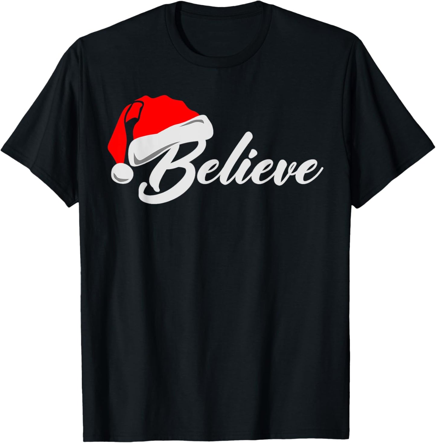 Funny Family Christmas Believe Santa Claus Cute Xmas Holiday