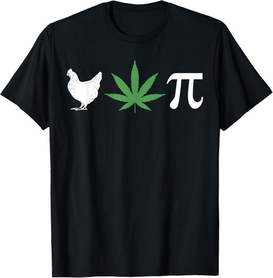 Chicken Pot Pie Marijuana Cannabis Funny Pie 420 Smokes Weed T-Shirt
