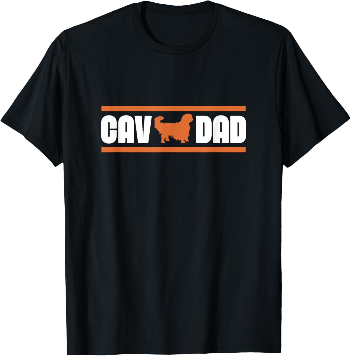 Cav Dad Cavalier King Charles Spaniel Owner Dog Dad Men T-Shirt