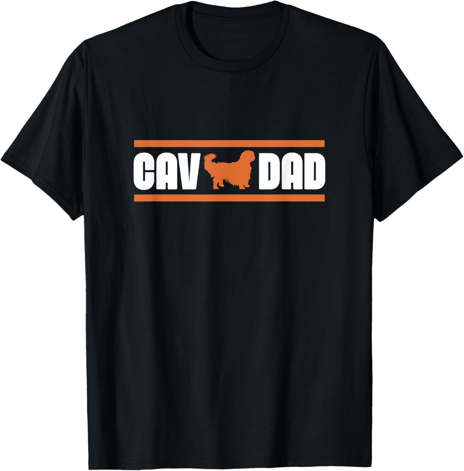 Cav Dad Cavalier King Charles Spaniel Owner Dog Dad Men T-Shirt