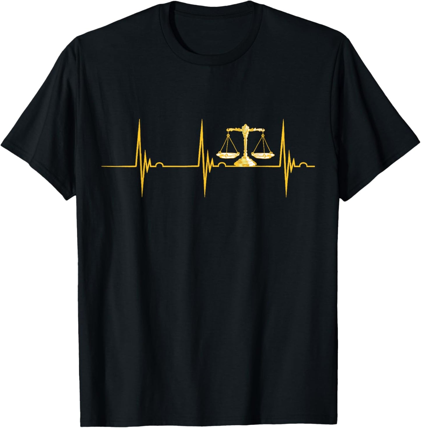 Justice Hall Heartbeat EKG Pulse Law Justice Scale Lawyer