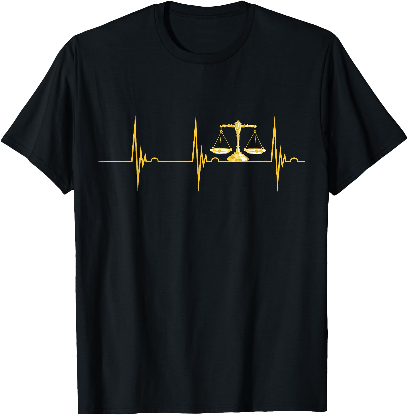 Justice Hall Heartbeat EKG Pulse Law Justice Scale Lawyer