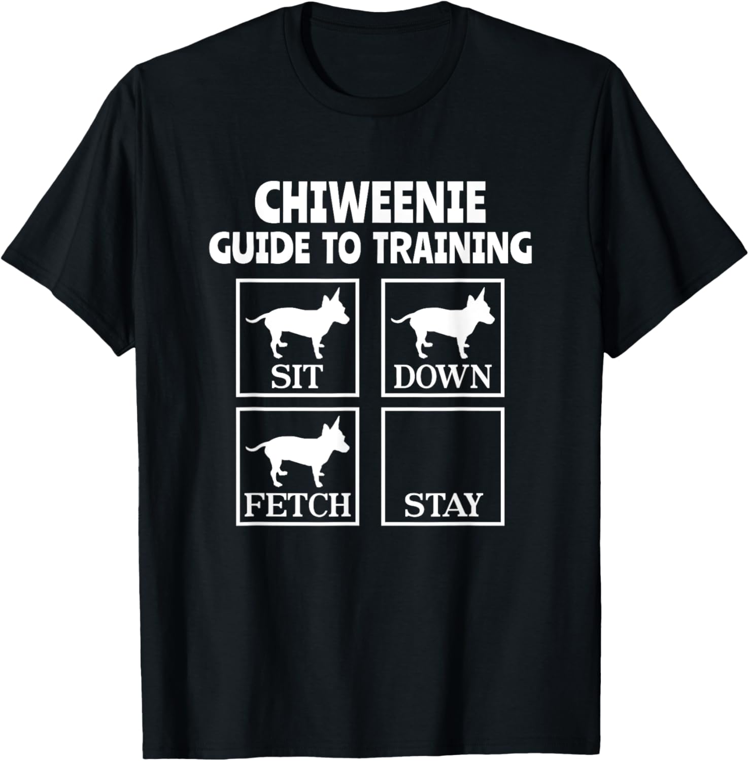 Chiweenie Guide To Training Chiweenie Mom Dad Dog Lover T-Shirt