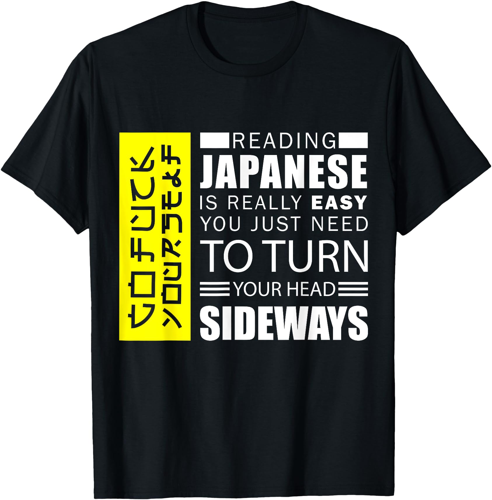 Reading Japanese Easy turn head Sideways Go Fuck Yourself
