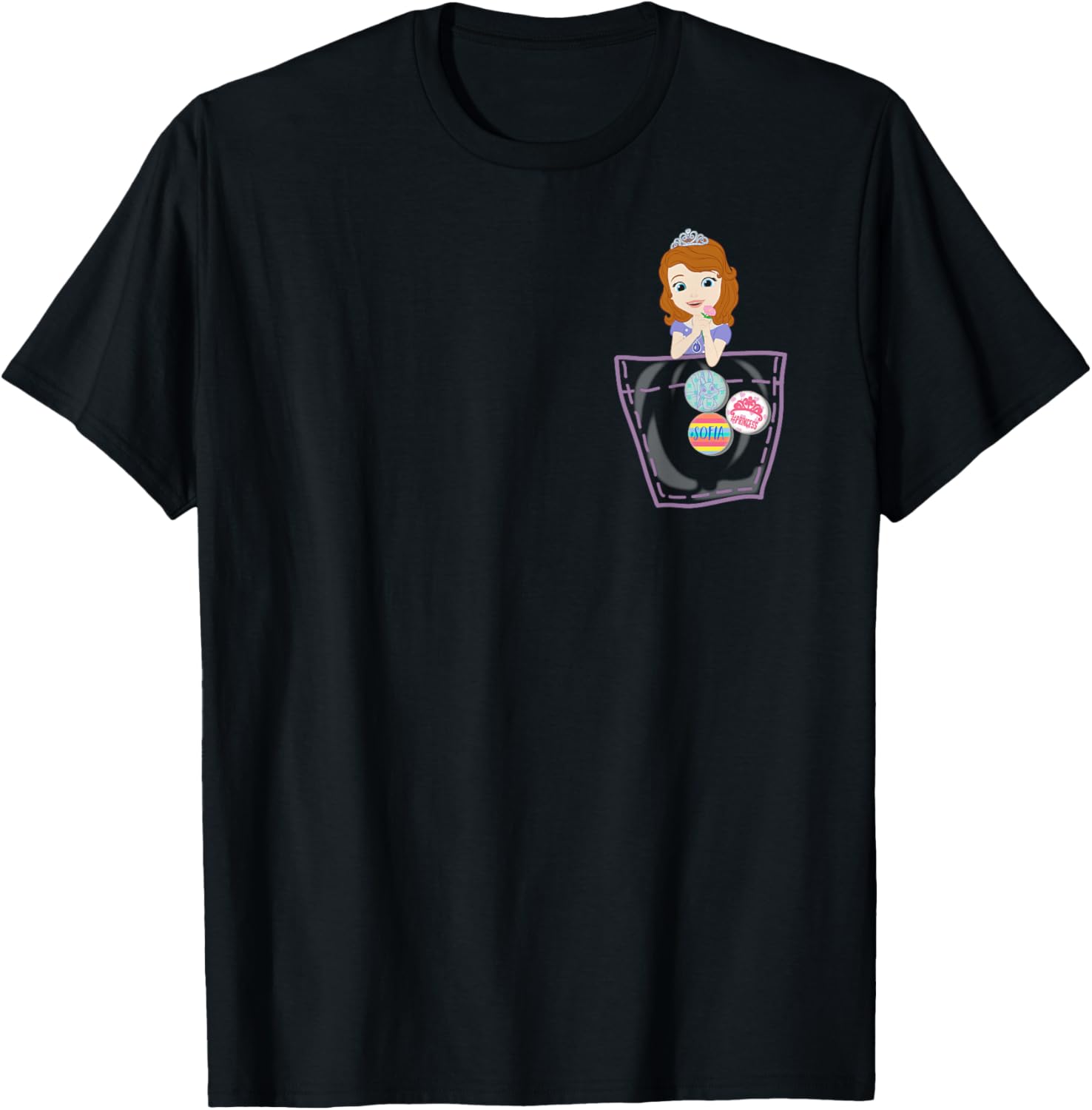 Disney Sofia the First Faux Pocket