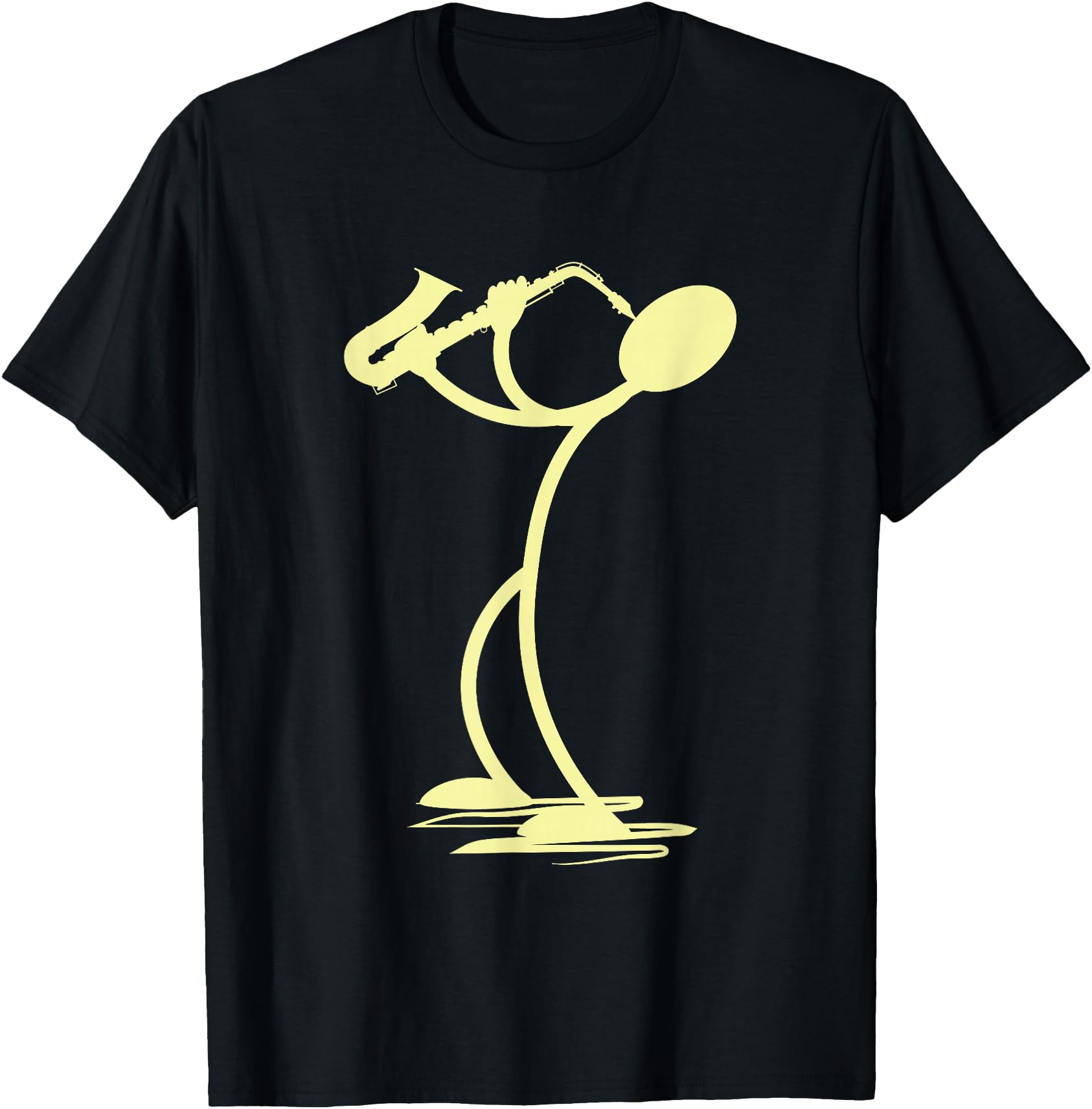 Sax Man Jazz Music Saxophone Player Cartoon Musician