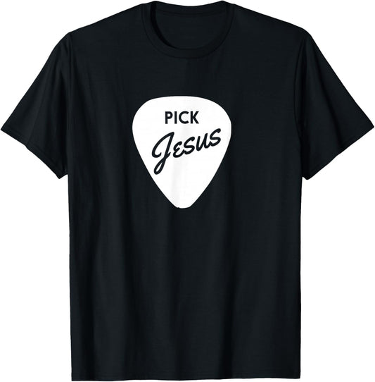 ChristianiTees: Guitar Pick Jesus T-Shirt