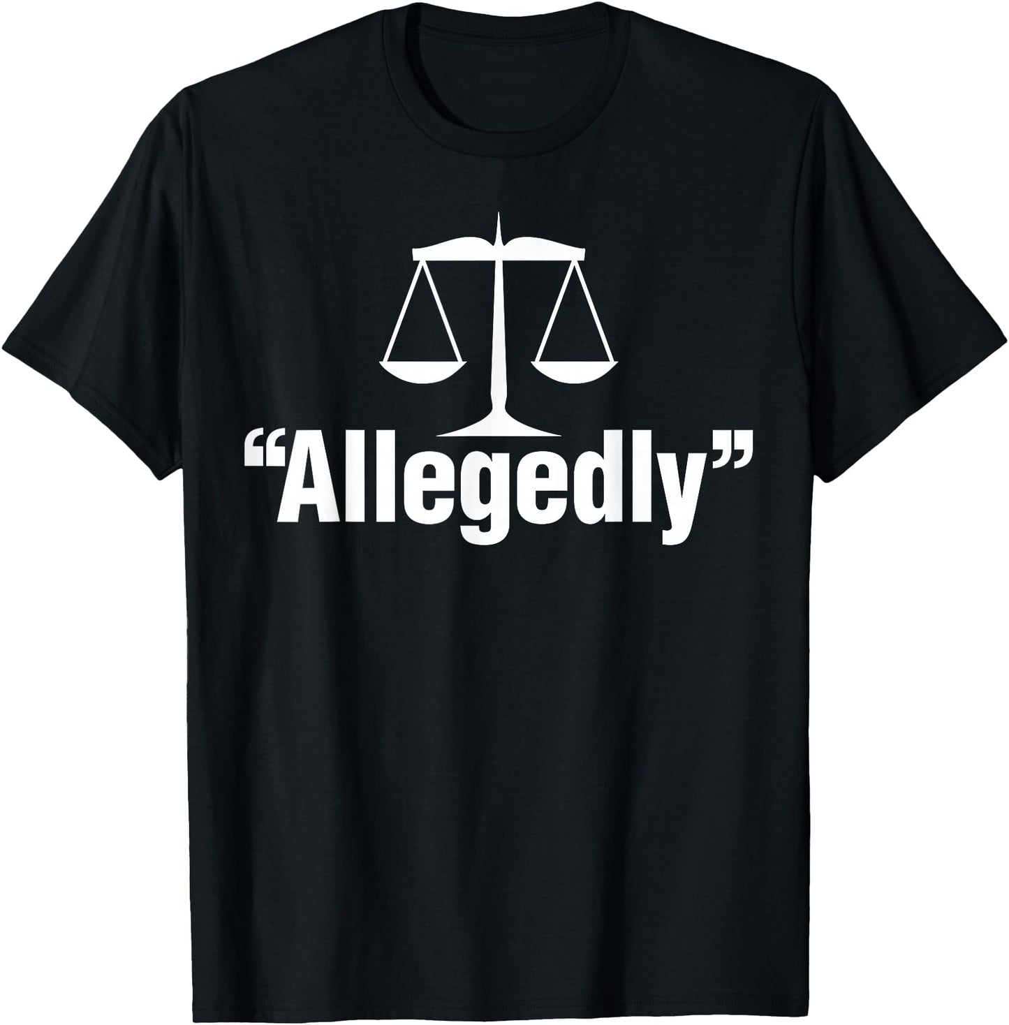 Allegeably Scale Of Justice Tee Shirts Women Lawyer Gifts