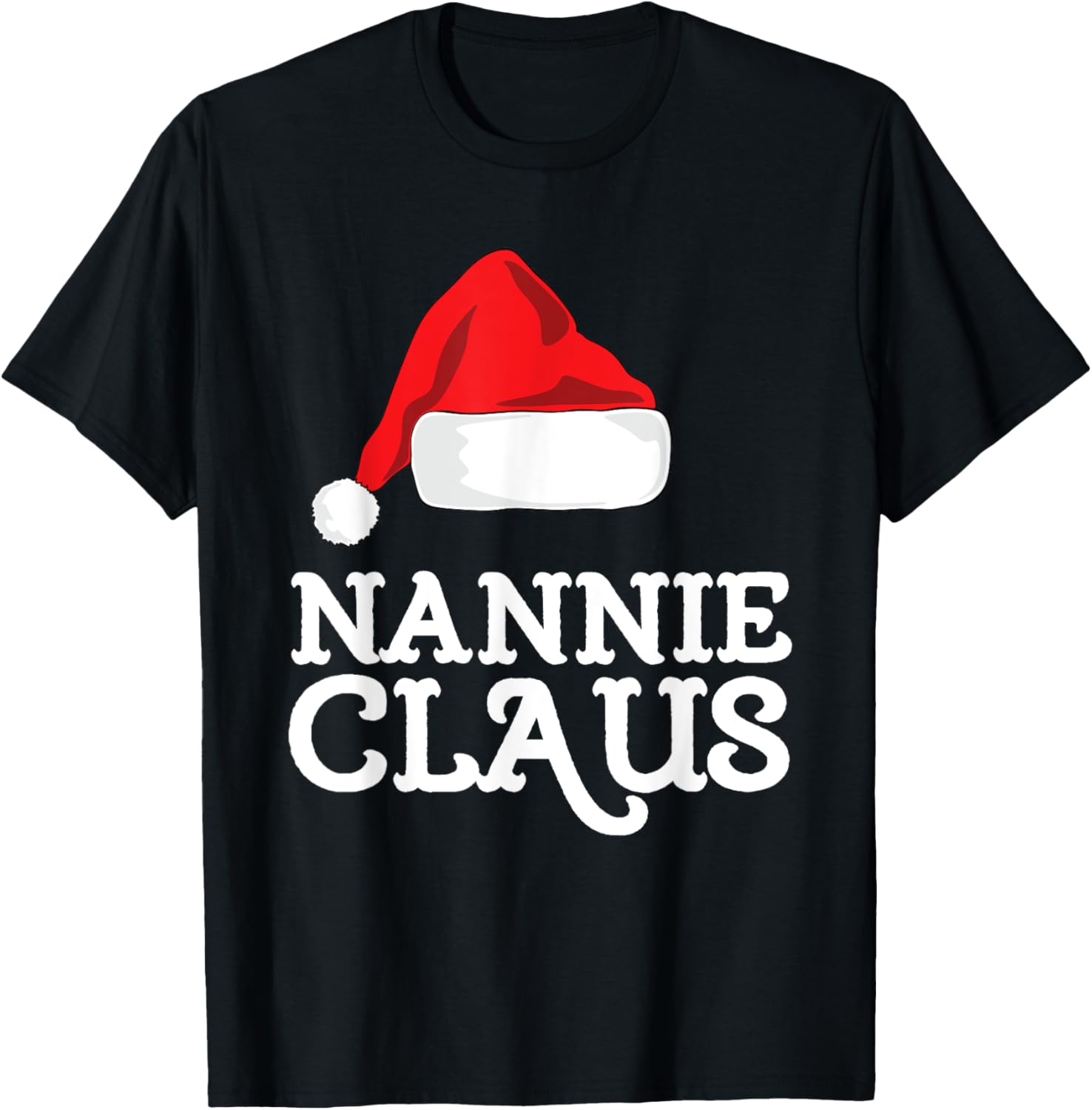 Nannie Claus Christmas Santa's Hat Pajama Family Xmas