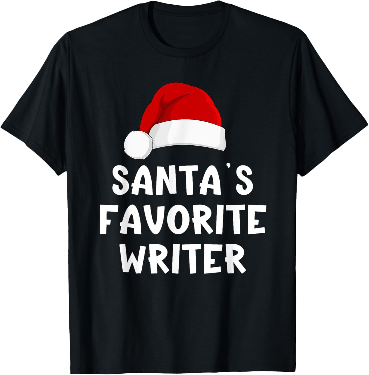 Christmas Santa's Favorite Writer Funny Xmas Pajama Writing
