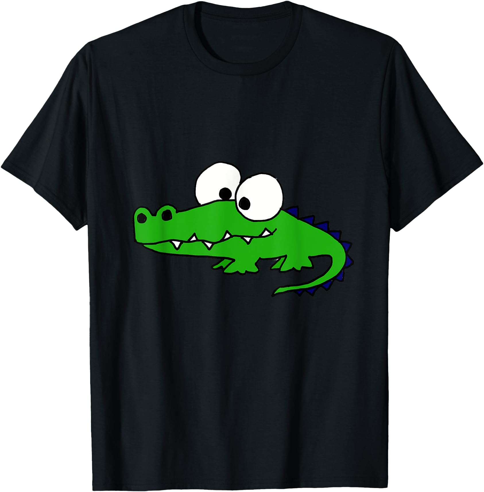Smileteestank Funny Funky Green Alligator Cartoon