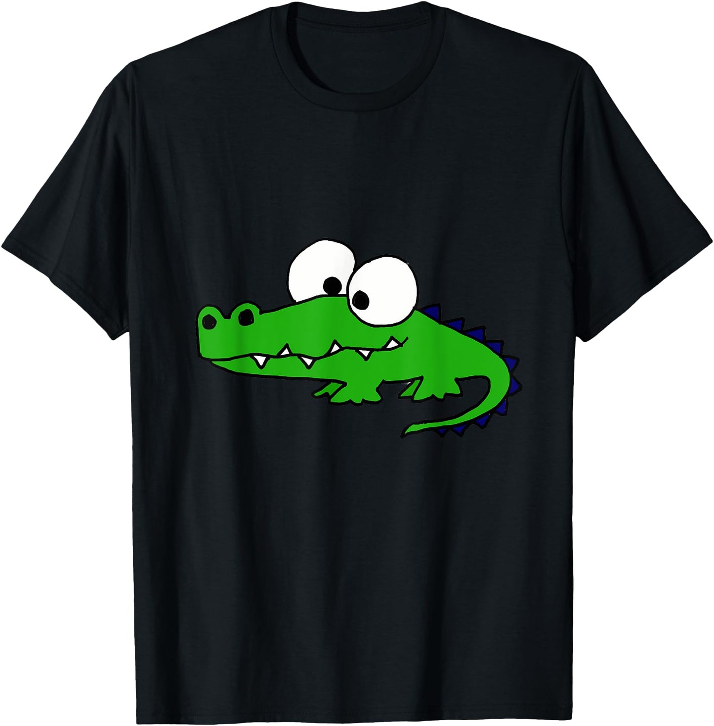 Smileteestank Funny Funky Green Alligator Cartoon
