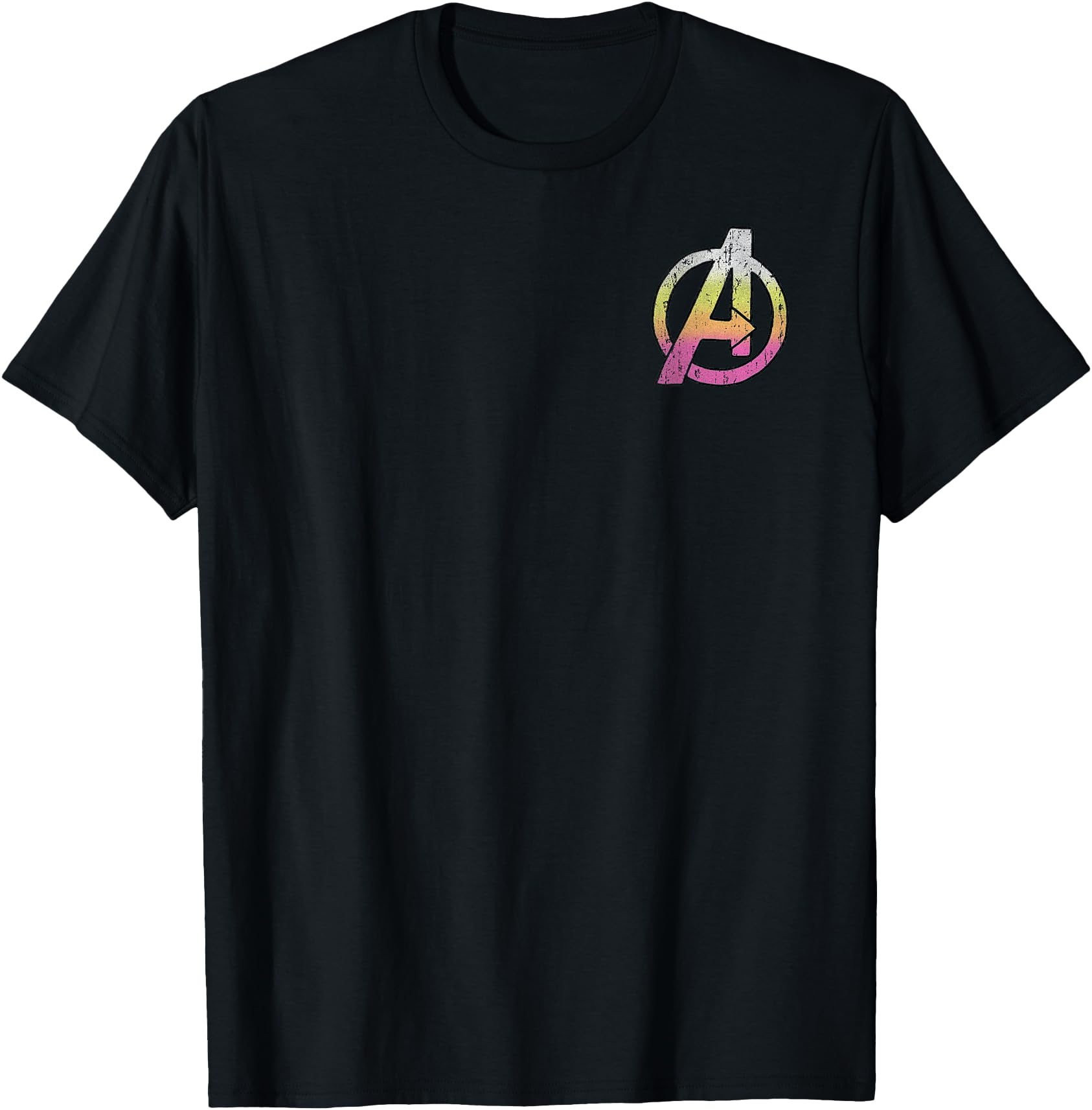 Marvel Avengers Distressed Classic Logo Graphic T-Shirt