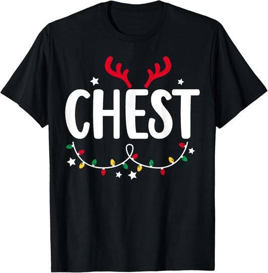 Chest Nuts Funny Christmas Chestnuts Couple Matching Outfit