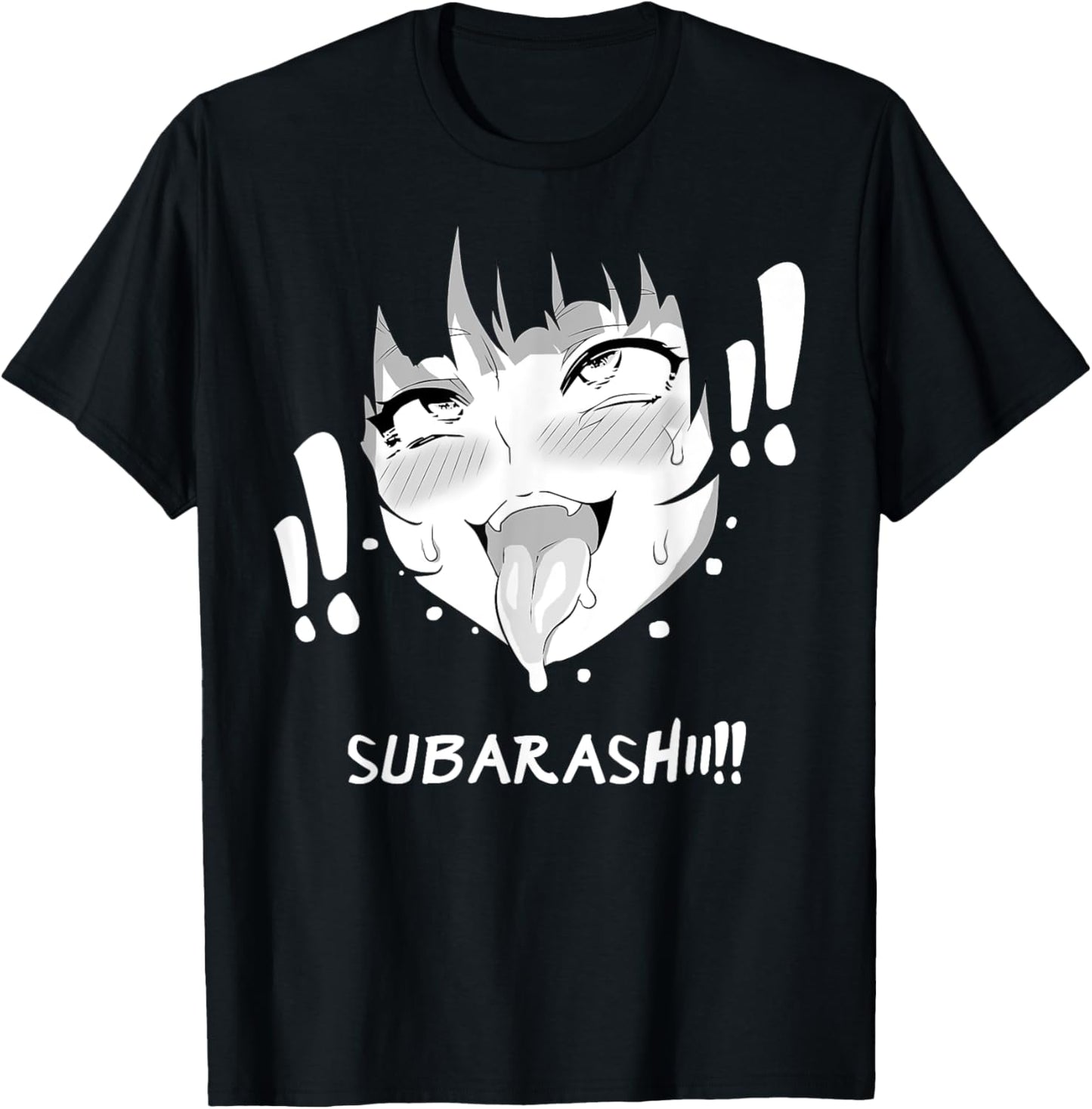 Ahegao Face Shirt Anime Manga Hentai Girl Subarashii Apparel