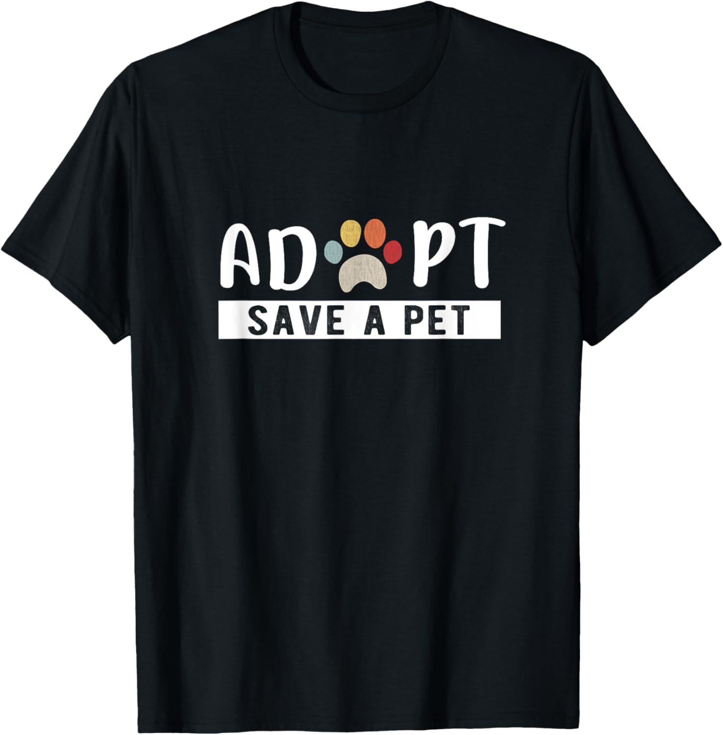 Adopt Save a Pet Cat and Dog Animals Rescue T-Shirt