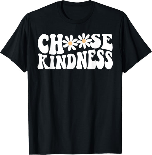 Choose Kindness Daisy Be Kind Inspirational Teacher Kids T-Shirt