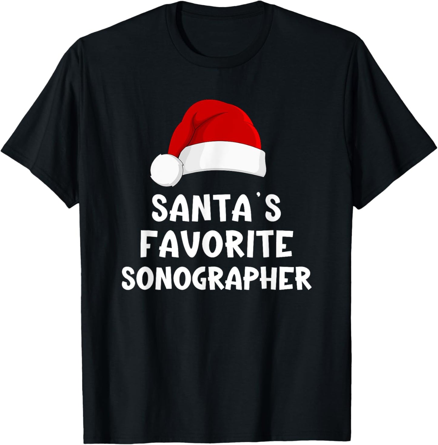 Christmas Santa's Favorite Sonographer Funny Xmas Pajama