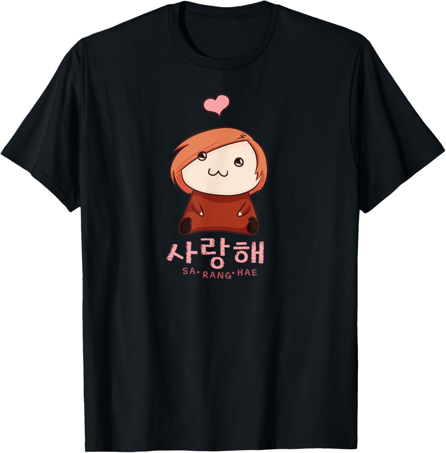 Korean Saranghae I Love You K-Pop K-Drama Cute Chibi