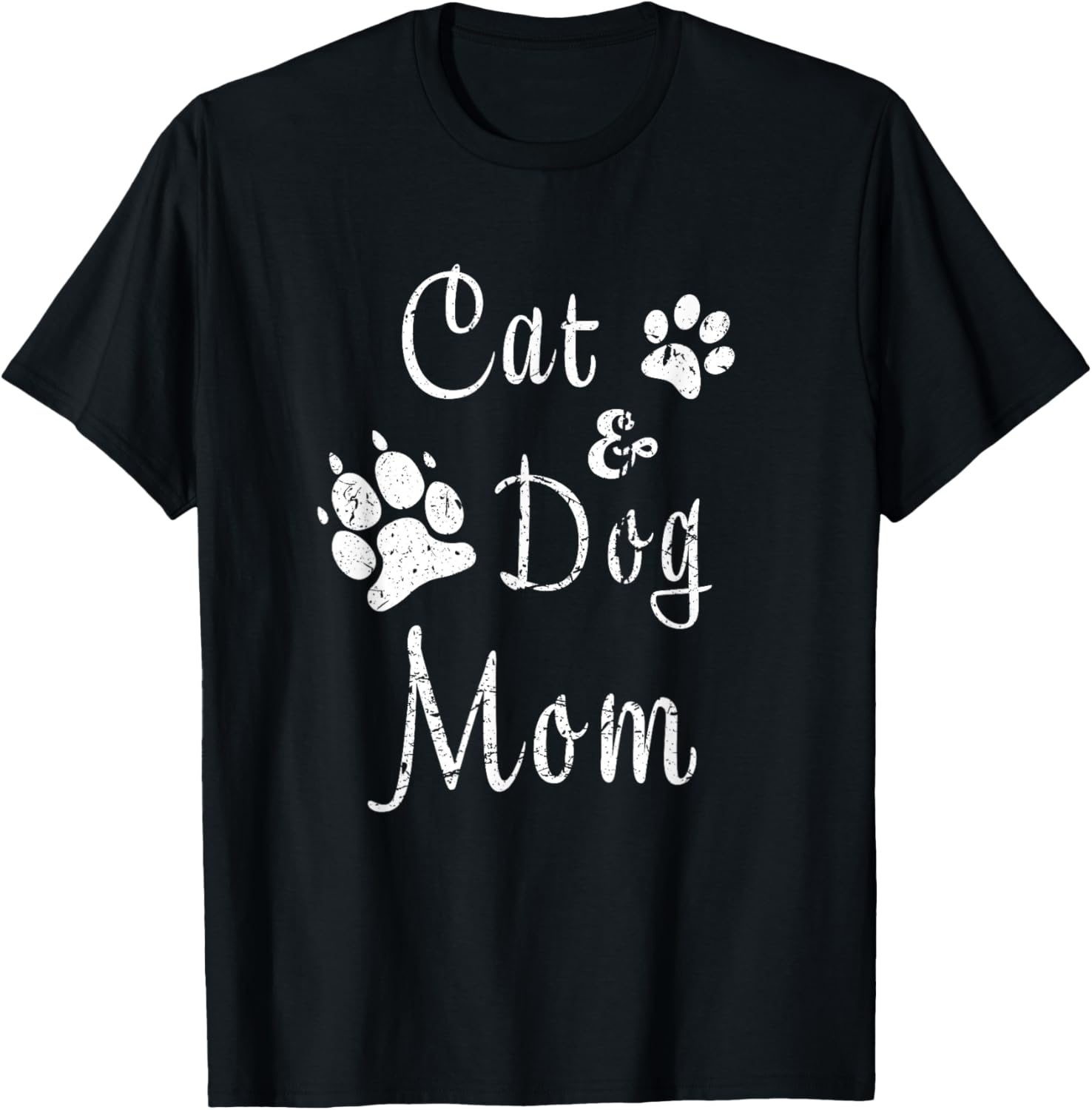 Cat and Dog Mom Kitten and Puppy Mama Kitty and Pup Mother T-Shirt