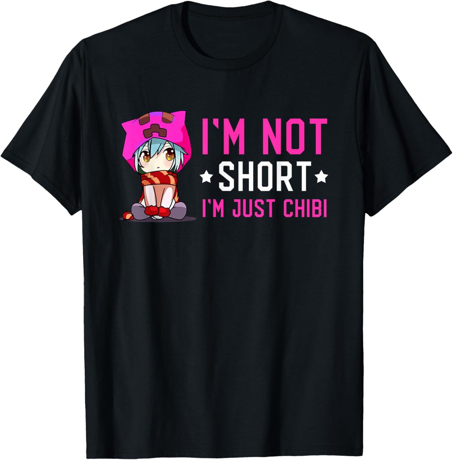 I'm Not Short I'm Just Chibi Shirt, Chibi Anime Kawaii Girls