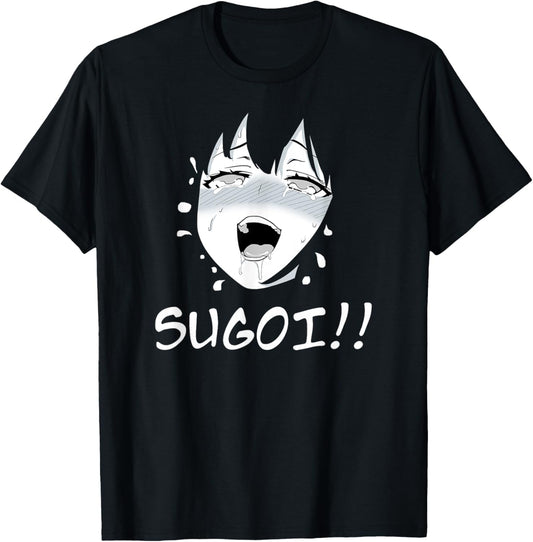 Ahegao Face Shirt Anime Manga Hentai Girl Sugoi
