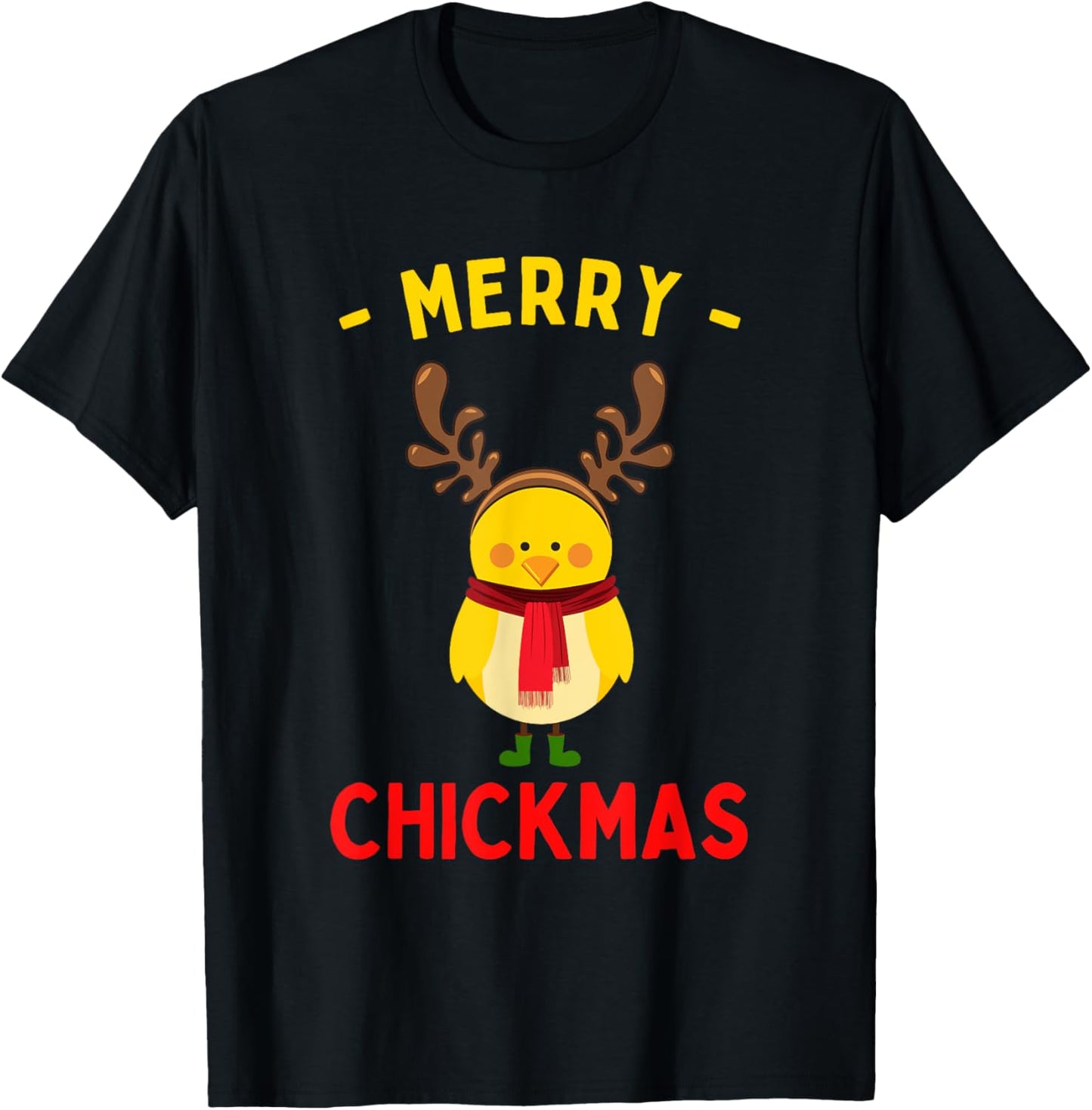 Merry Chickmas Cute Baby Chick Christmas Farm Animal Xmas