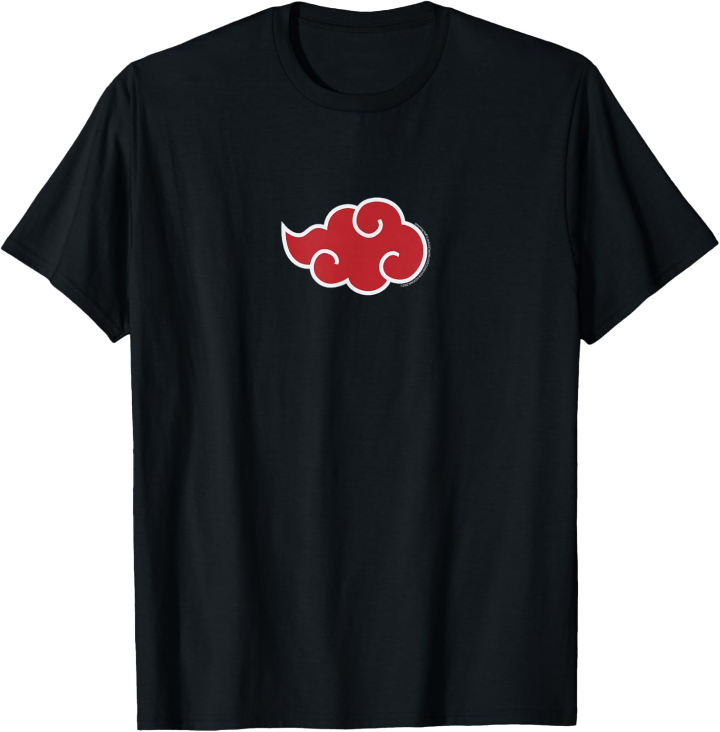Naruto Shippuden Akatsuki Red Cloud Symbol Centered Anime