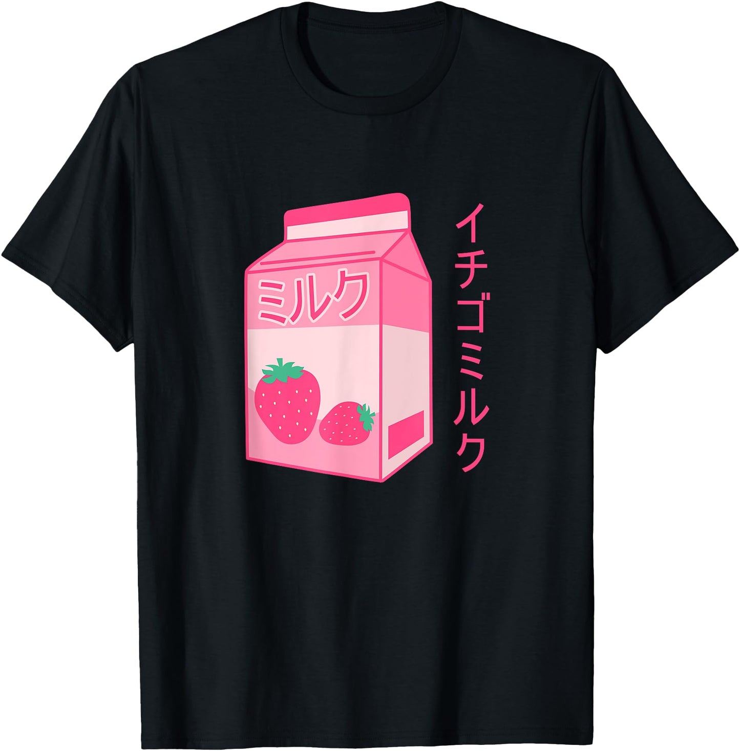 Pink Strawberry Milk Japanese Kawaii Retro 90s Anime