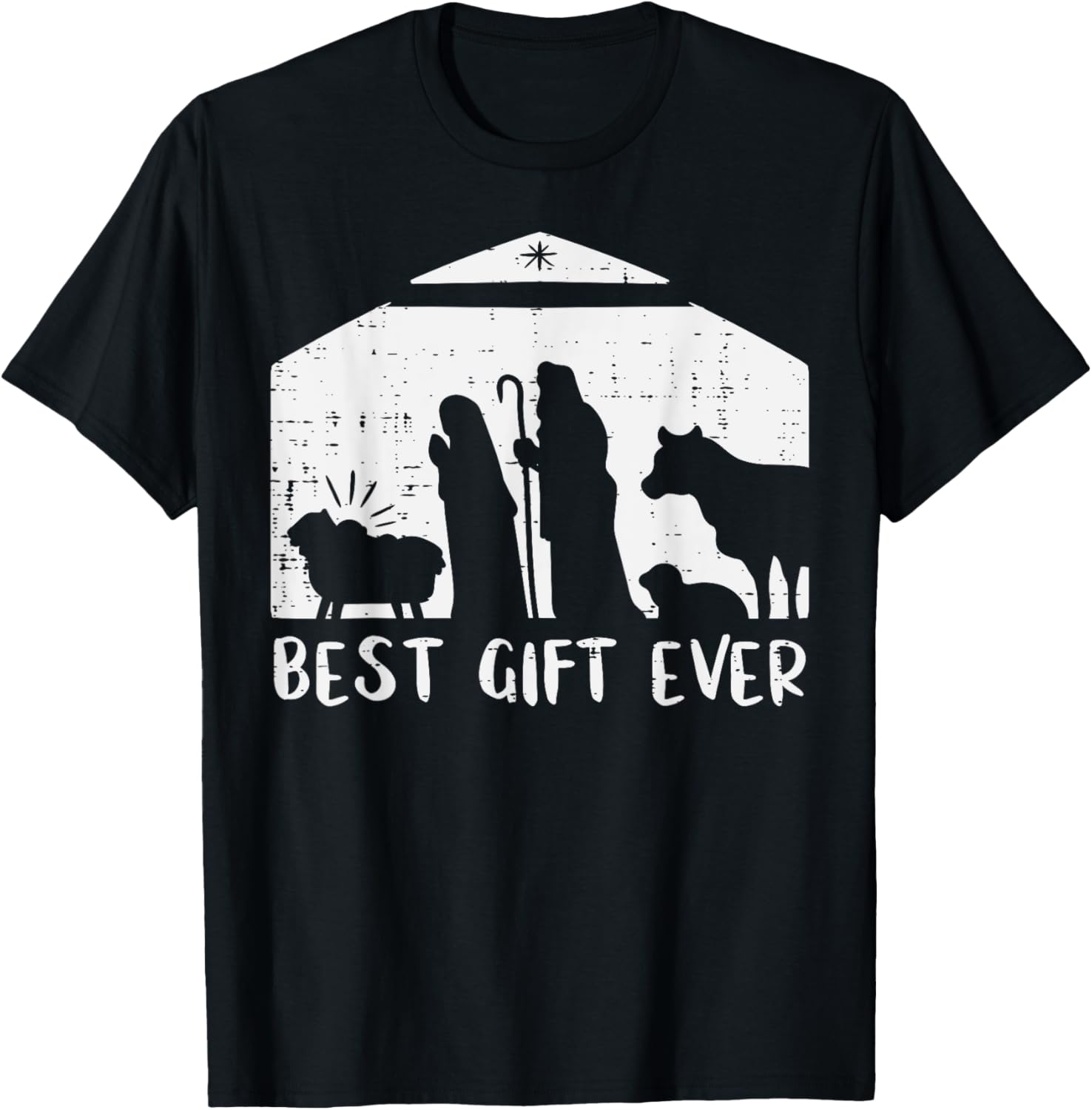 Christmas Best Gift Nativity Xmas Christian Men Women Kids T-Shirt