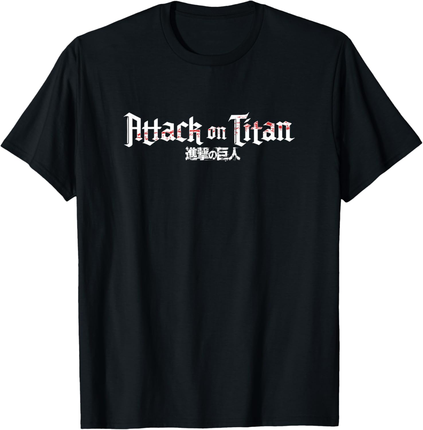 Attack on Titan Front and Back Logo and Levi Pose Anime