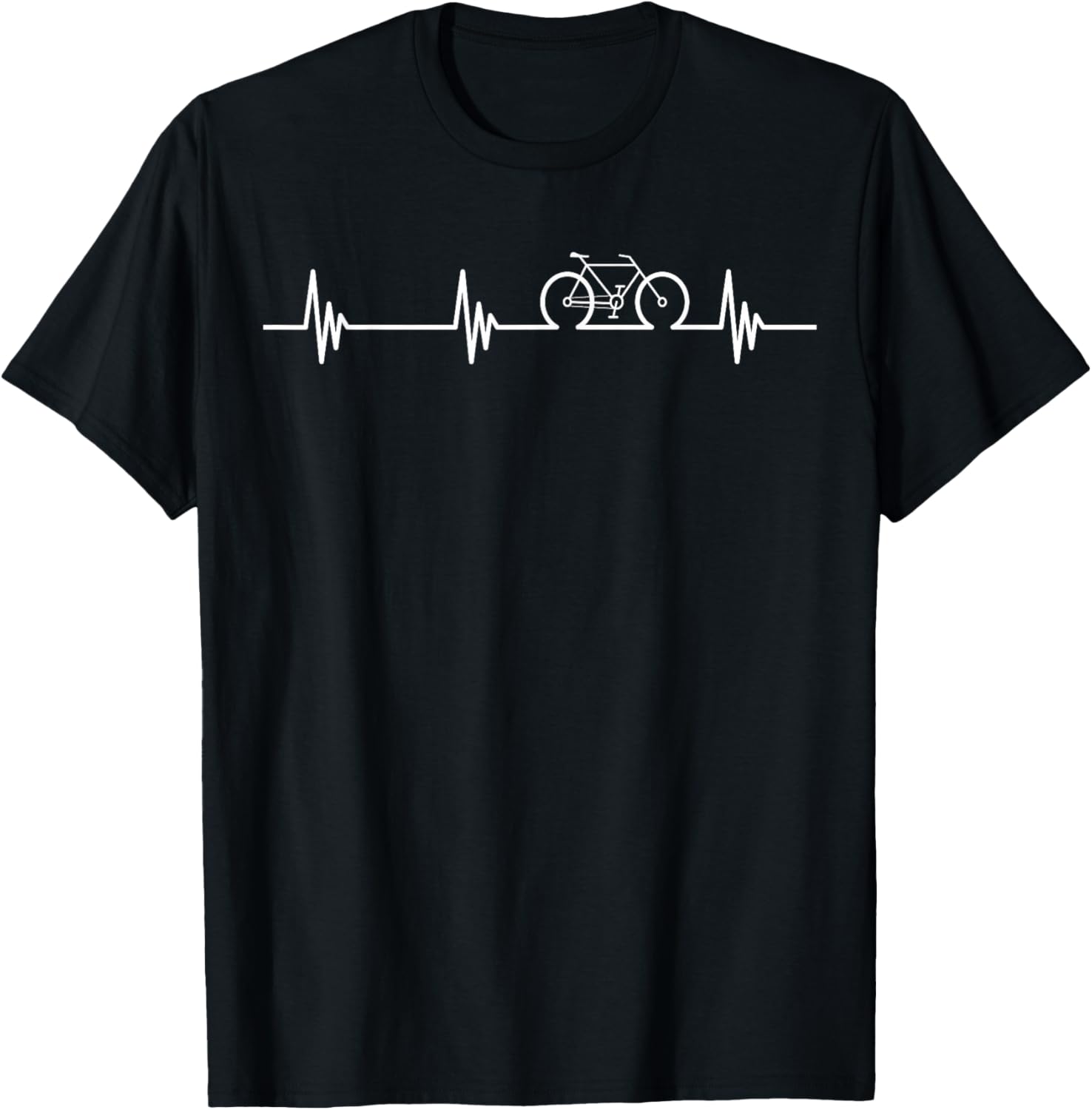 Cycling Heartbeat T-Shirt- Bicycle Love Biking Shirt Gifts