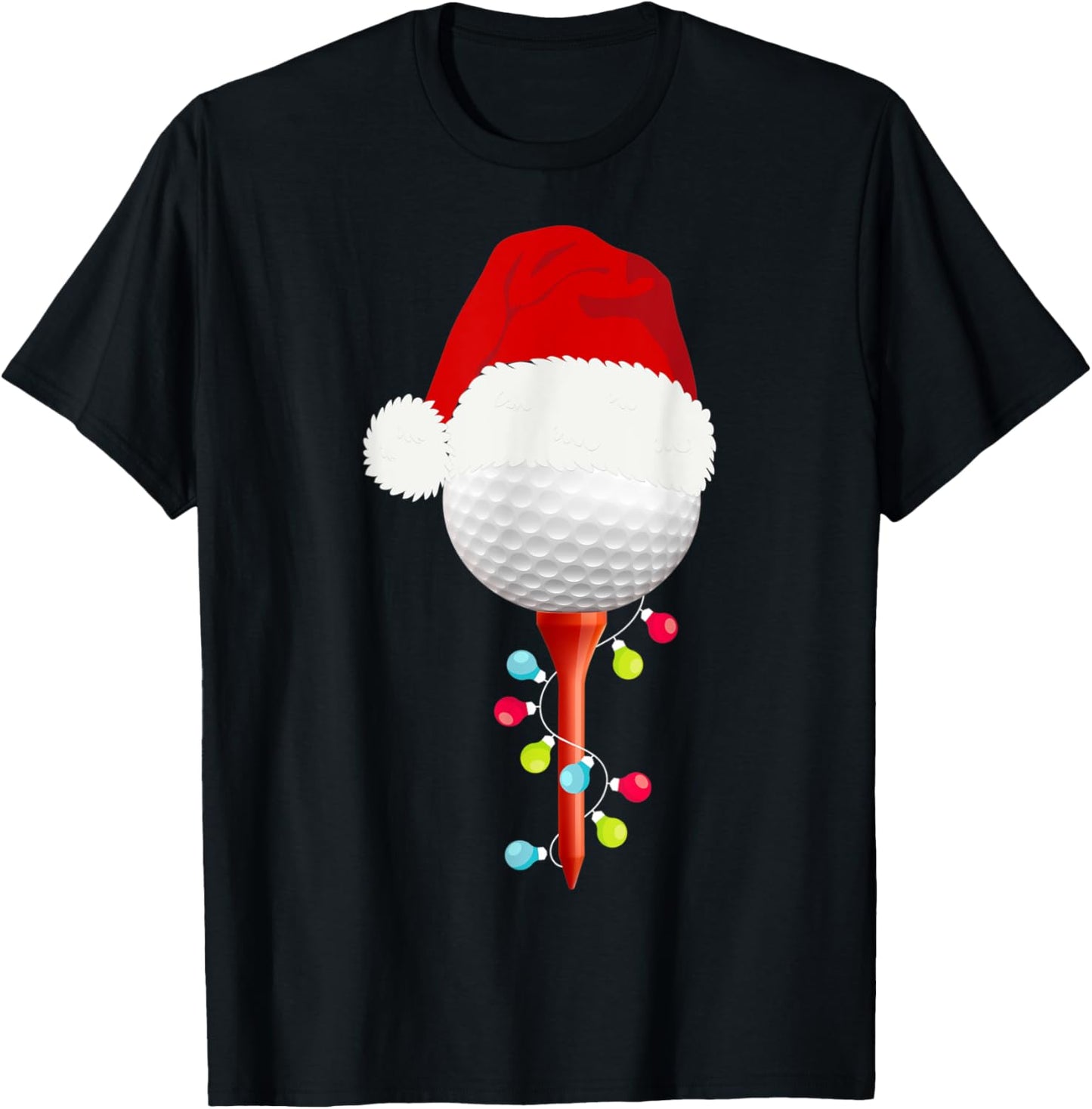 Golf Christmas Golf Ball Santa Hat Xmas For Golf Lovers