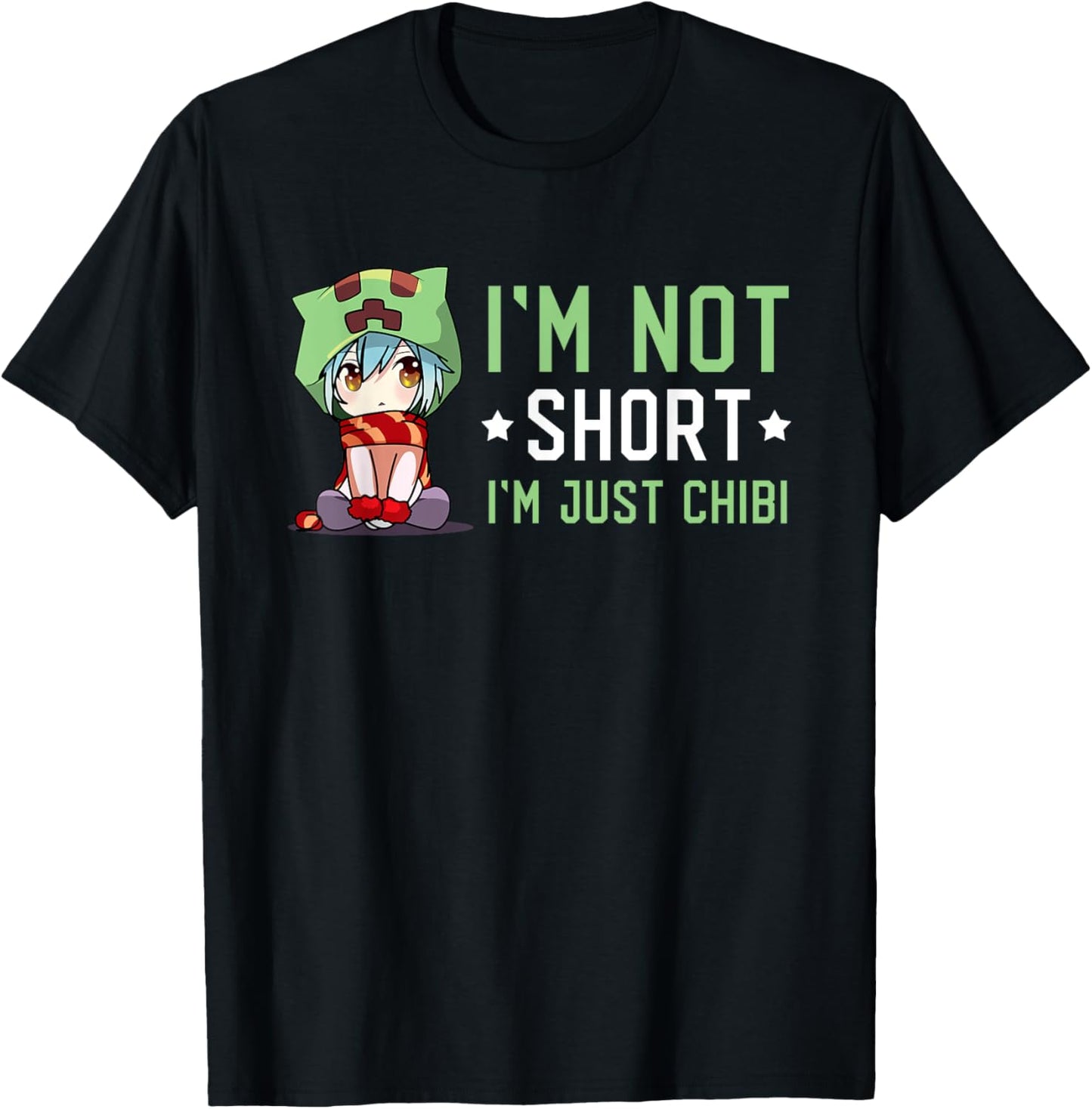 I'm Not Short I'm Just Chibi Shirt, Cute Kawaii Anime Girls