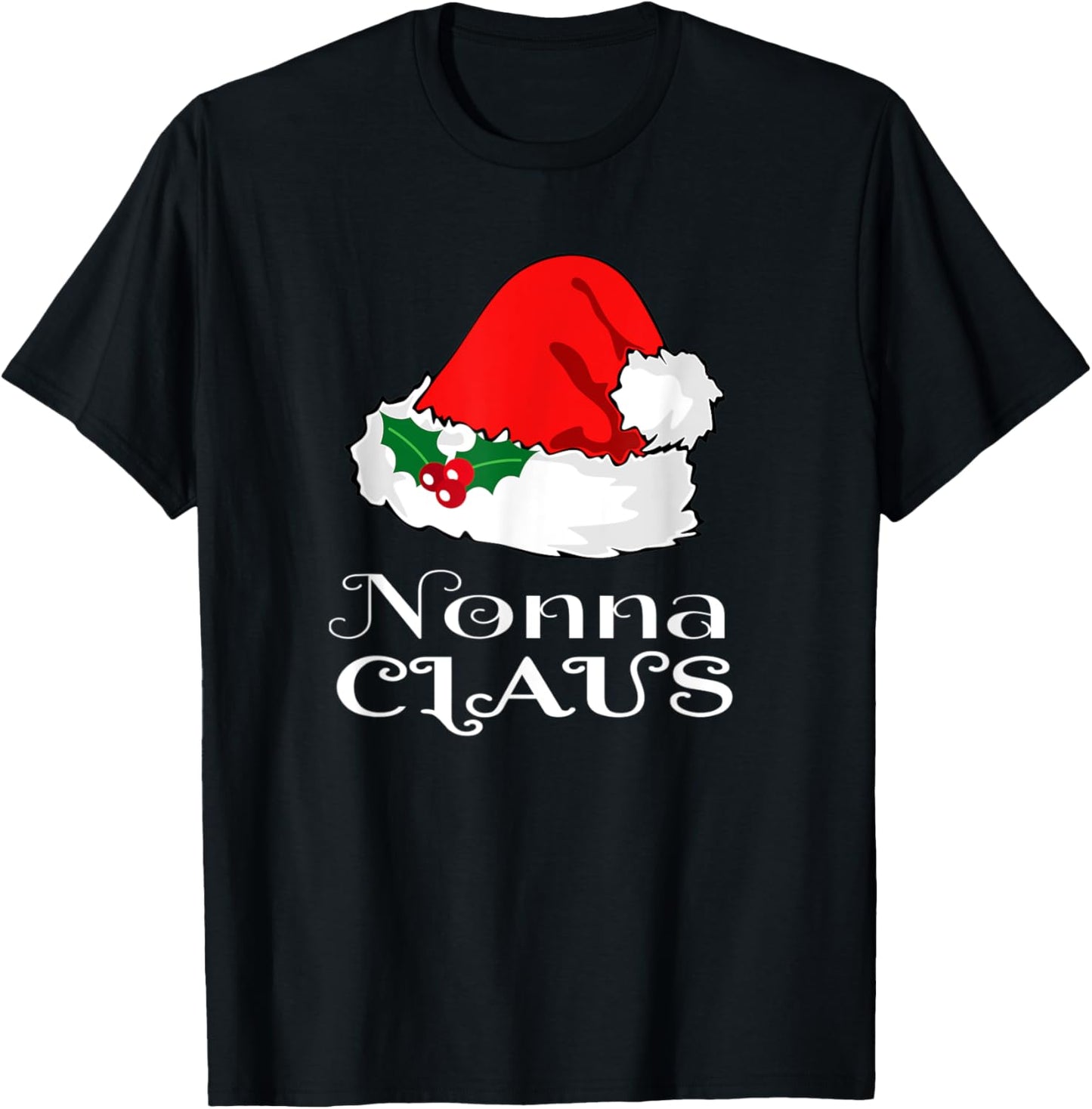 Christmas Nonna Claus Matching Pajama Santa Hat X-mas