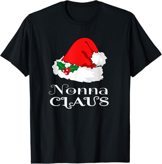 Christmas Nonna Claus Matching Pajama Santa Hat X-mas