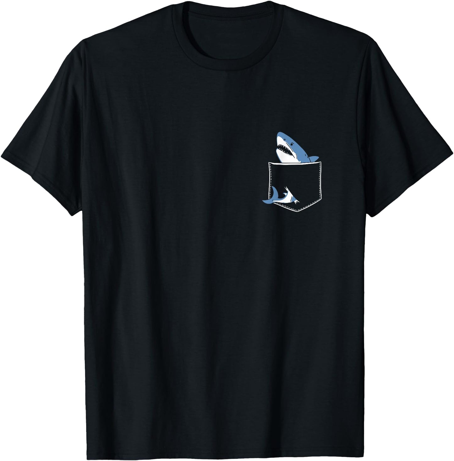 Shark Pocket Animal Pets Funny Shark Men Women