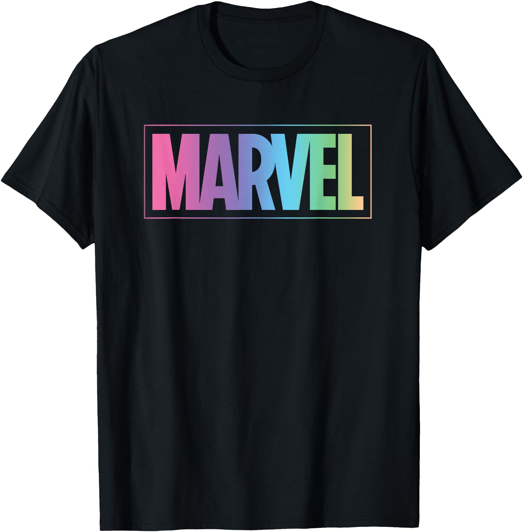 Marvel Logo Pastel Rainbow