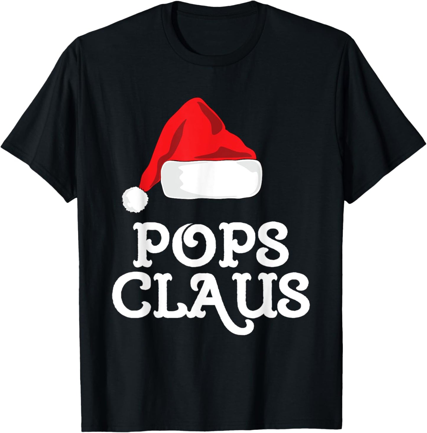 Pops Claus Christmas Santa's Hat Pajama Family Xmas
