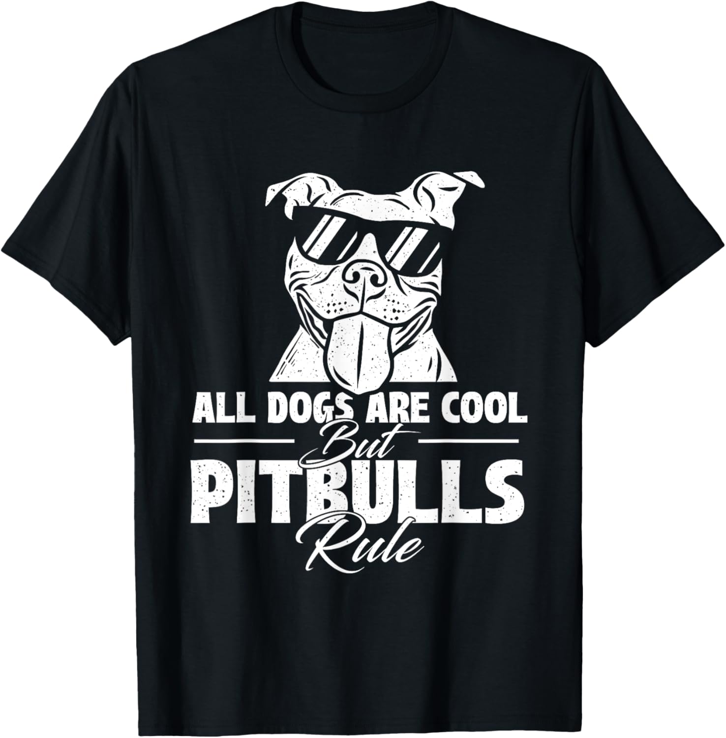 All Dogs Are Cool But Pitbulls Rule - Dog Owner Pet Lover Men Women Girls Kids T-Shirt
