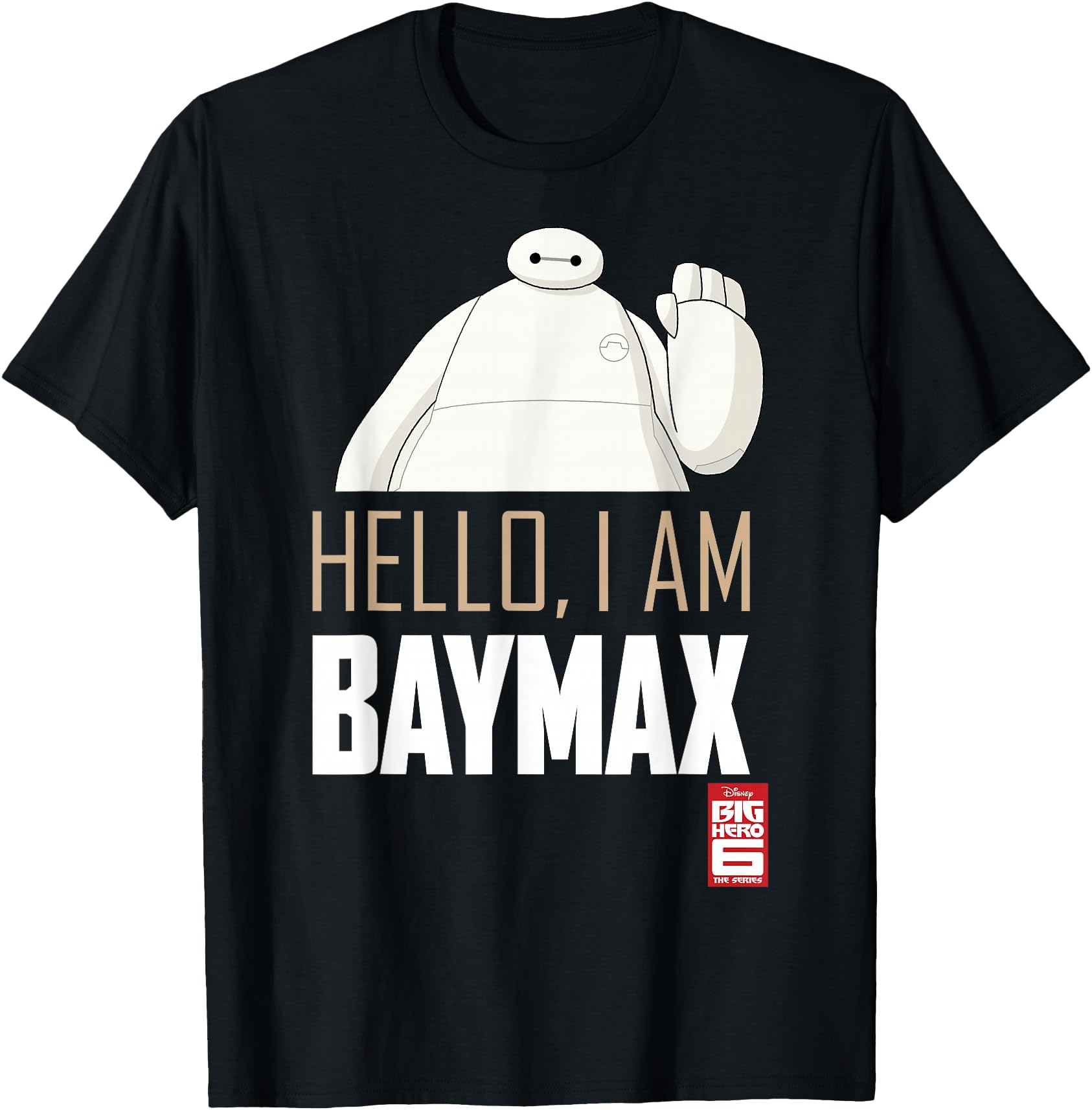 Disney Big Hero 6 TV Series Baymax Hello Graphic T-Shirt